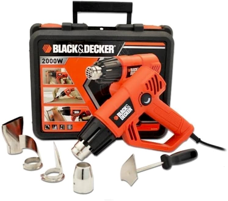 Black+Decker Kx2001K/Xk Sıcak Hava Tabancası, Turuncu/Siyah, 2000 W