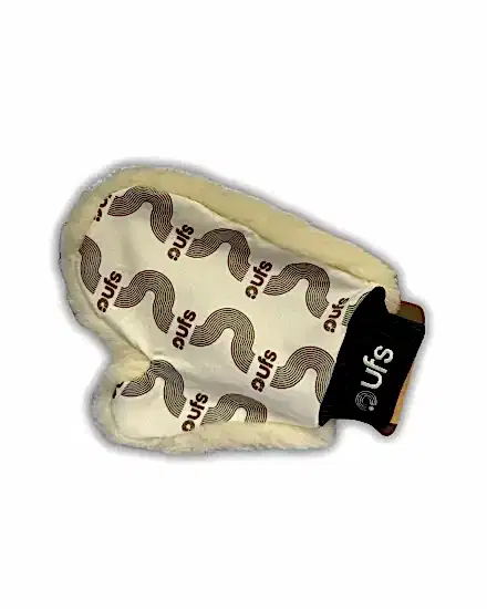 Ufs Yıkama Eldiveni Beyaz Kuzu Postu Tek Taraflı