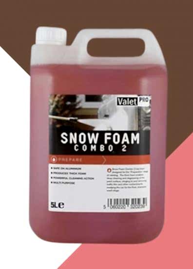 Valet Pro Yoğun Kir Sökücü Köpük - Snow Combo2  5lt.
