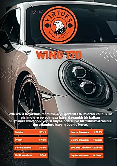 VİRTUES WING 170 4 YEARS SELF HEALING TPU