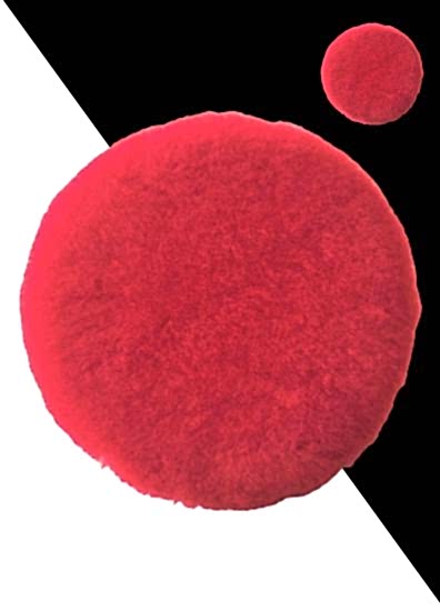 Ufs Kuzu Postu Polisaj Keçesi Kırmızı 160mm