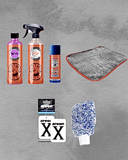 6 parça Hediye Paketli Araç Bakım Seti