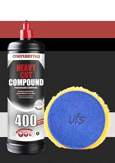 Menzerna 400 Kalın Pasta 1LT +Ufs Domestic Keçe