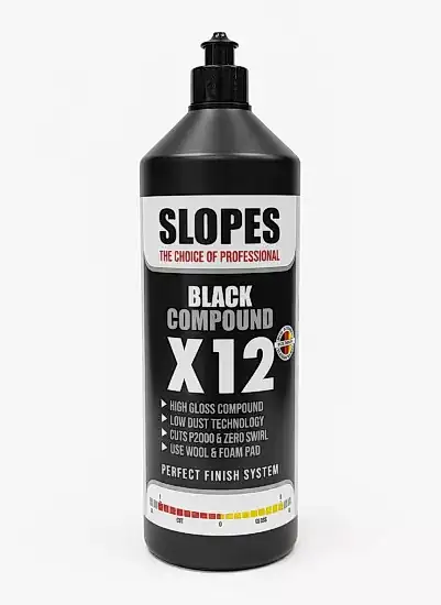 SLOPES X12 SİYAH TEK ADIM PASTA 1LT