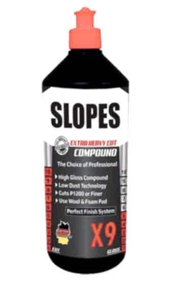 Slopes X9 Agresif Çizik Çıkarıcı Pasta 1lt